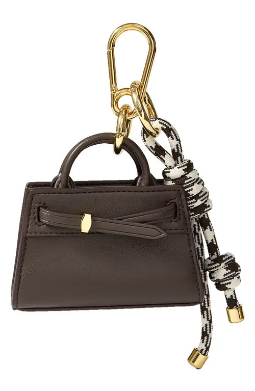 Veronica Beard Dash Bag Charm in Espresso Multi at Nordstrom | Nordstrom