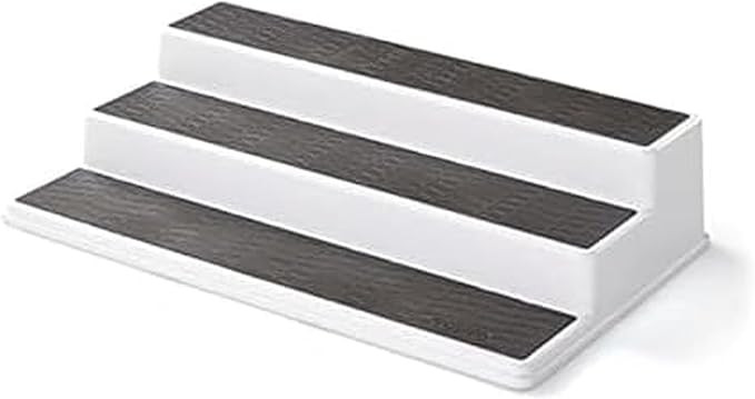 Copco 3-Tier Non-Skid Spice Rack Organizer for Kitchen Cabinet or Pantry, 15-Inch Tiered Shelf, W... | Amazon (US)