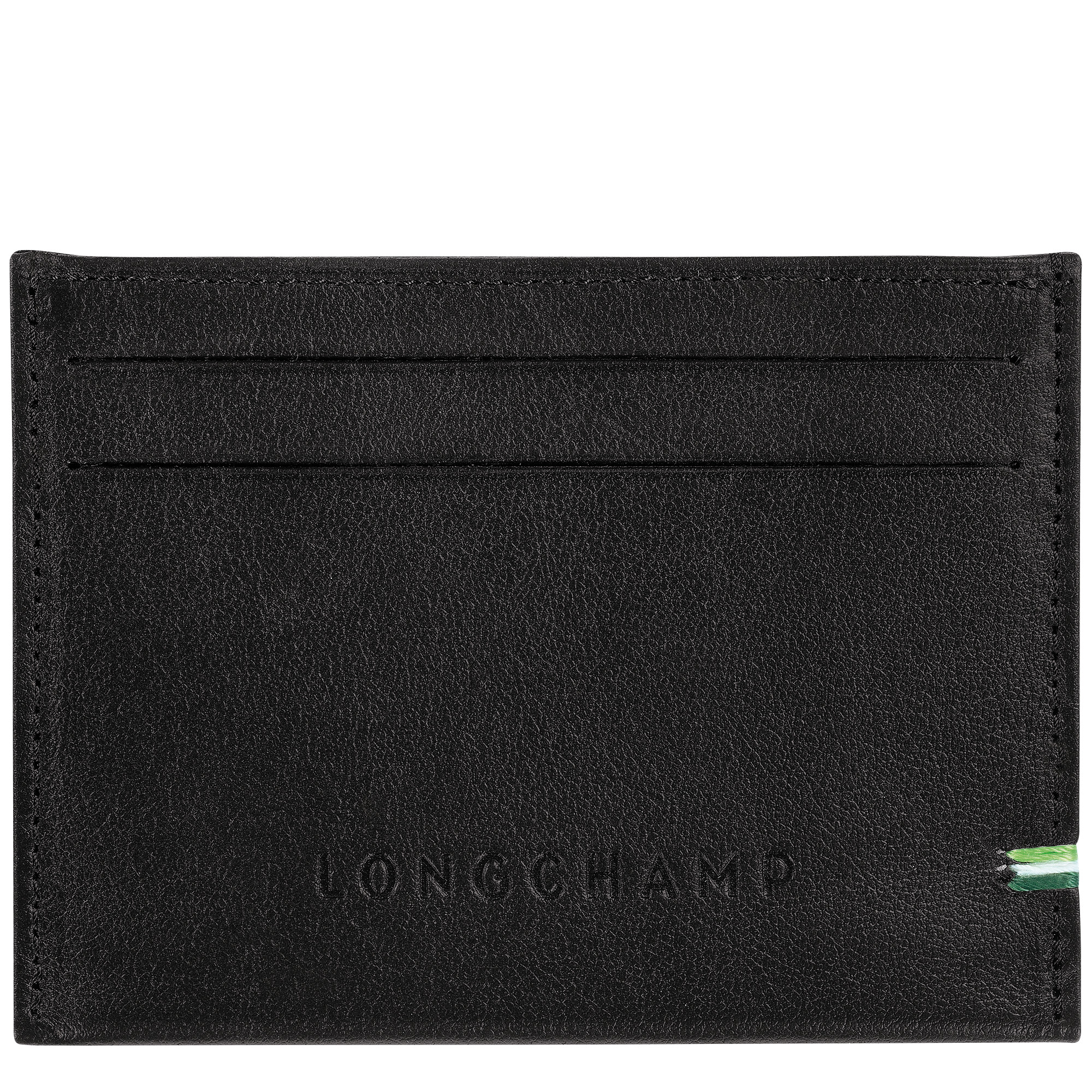 Longchamp sur Seine Card holder Black - Leather | Longchamp US | Longchamp