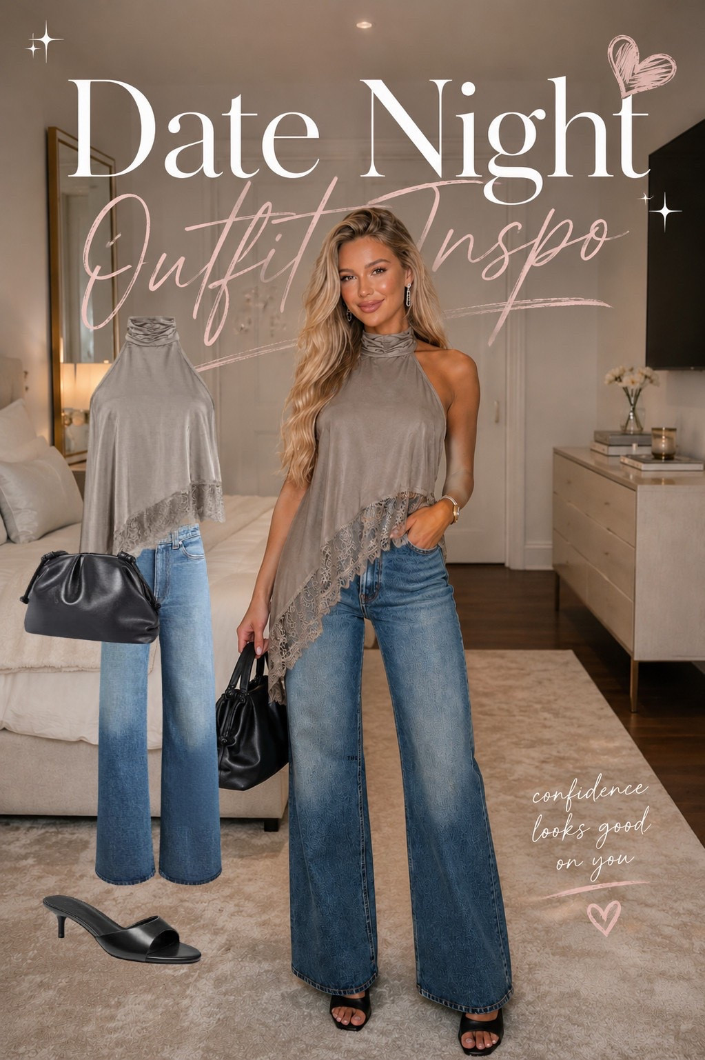 Date Night Outfit Inspo ✨ Chic Amazon Fashion Finds

Serving effortless glam with this neutral halter top, wide leg jeans, and sleek black accessories combo 🤍 The perfect Amazon outfit inspiration for date night, dinner with the girls, rooftop cocktails, or a classy casual evening look. Loving how elevated and feminine this outfit feels while still being comfortable and easy to wear. Save this chic Amazon fashion inspo for your next night out outfit idea!

#amazonfashion #datenightoutfit #amazonoutfits #amazonfinds #outfitinspo #fashioninspo #casualchic #widelegjeans #neutraloutfit #amazonstyle #streetstyle #effortlessstyle #amazonfashionfinds #summeroutfit #springoutfit #trendyoutfits #minimalstyle #classyoutfit #girlsnightoutfit #fashionideas #ootd #styleinspiration #amazonmusthaves #chicstyle #fashionblogger #affiliatelinks #ad