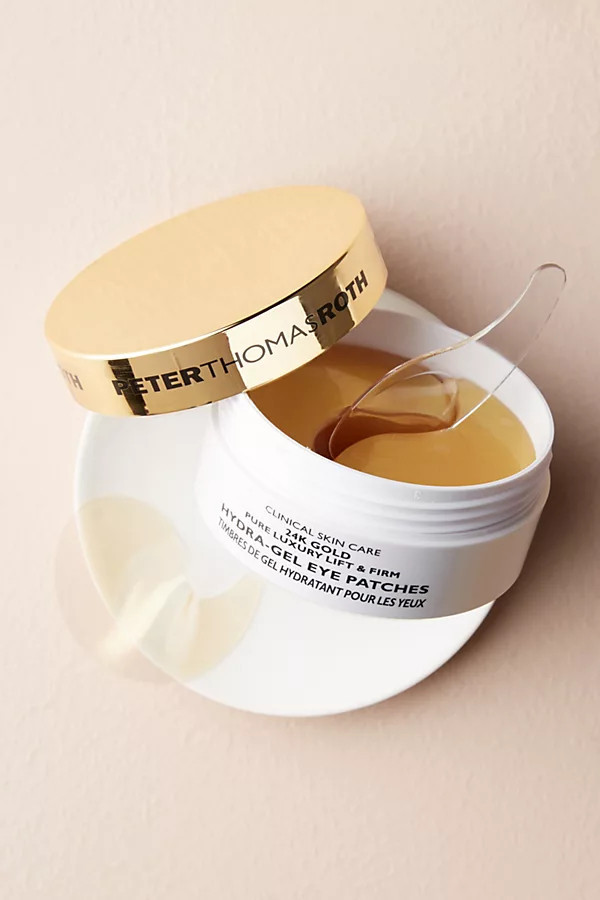 24K Gold Pure Luxury Lift & Firm Hydra-Gel Eye Patches | Anthropologie (US)