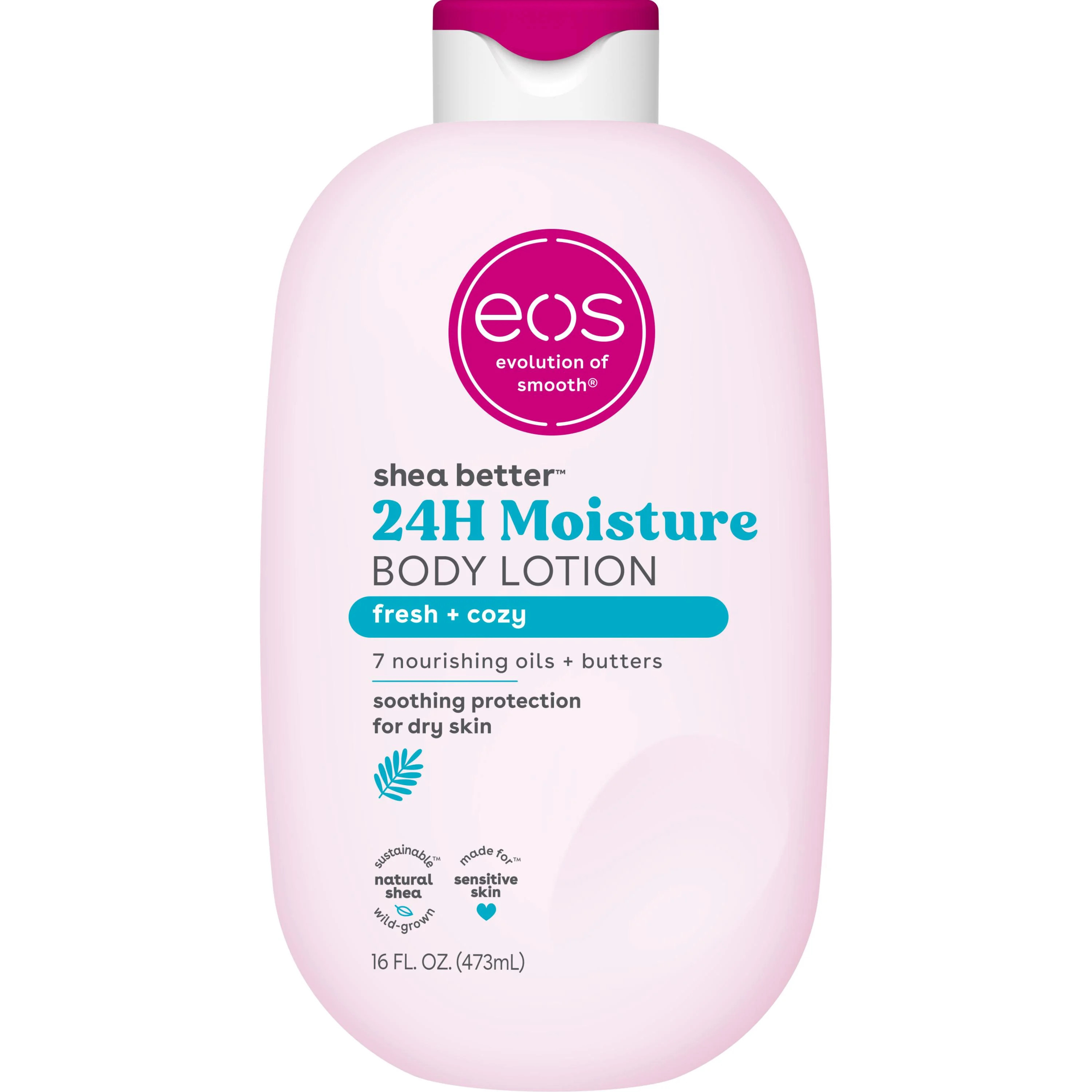 eos Shea Better Body Lotion- Fresh & Cozy 24H Moisture 16 oz | Walmart (US)