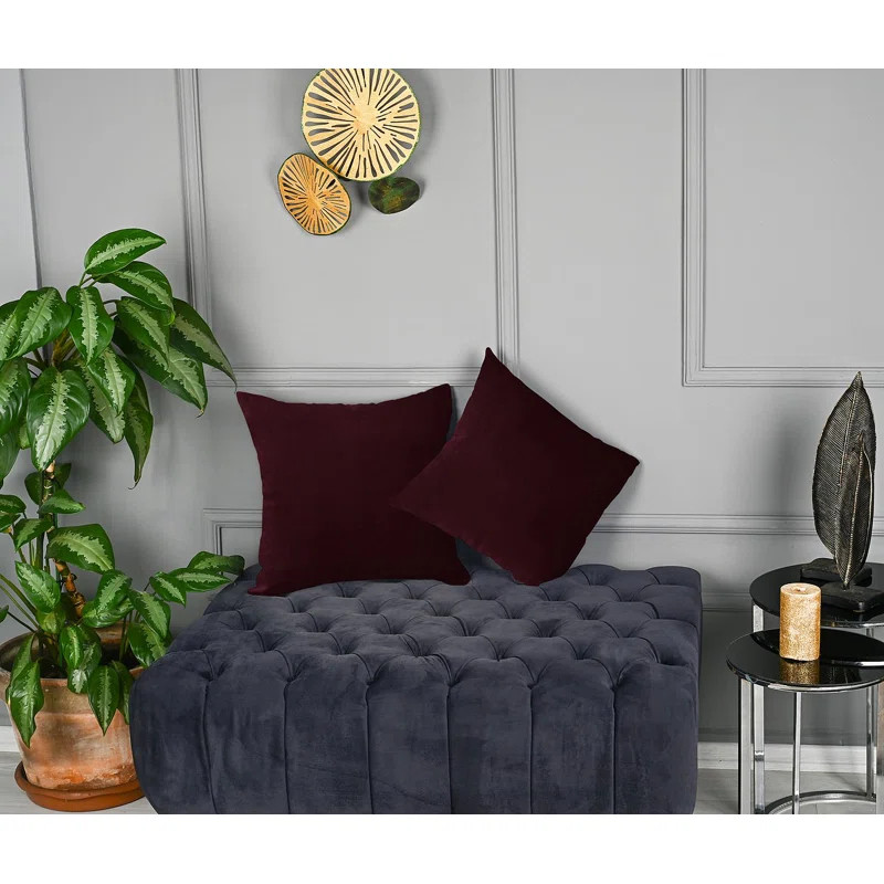 Velvet Throw Square Pillow Cover | Wayfair North America