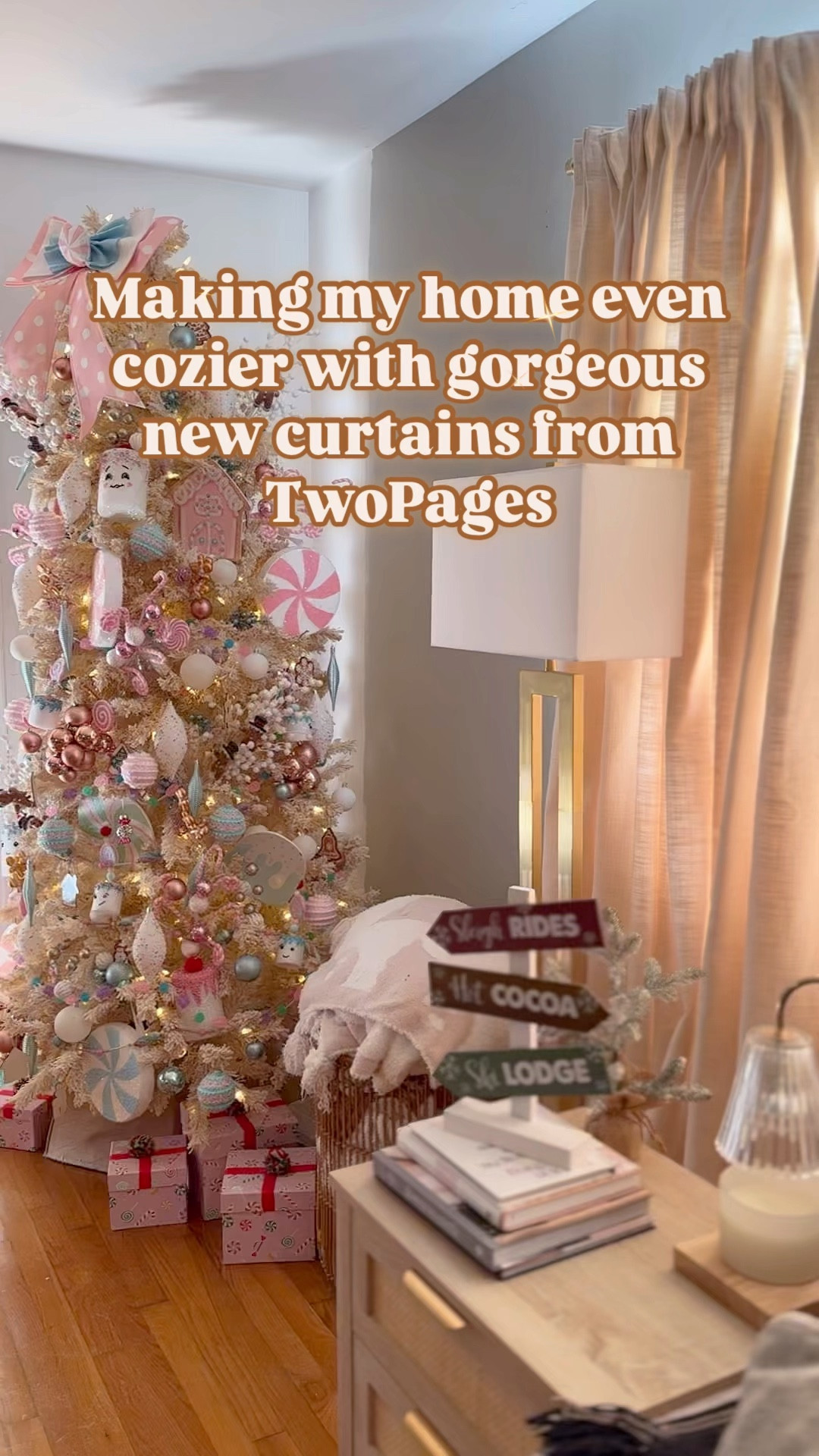 Obsessed with these gorgeous curtains from TwoPages it makes our living room look so upscale but still comfy 💕  linking ours below as well as other products shown 👇🏼



#LTKHome #LTKSeasonal #LTKHoliday