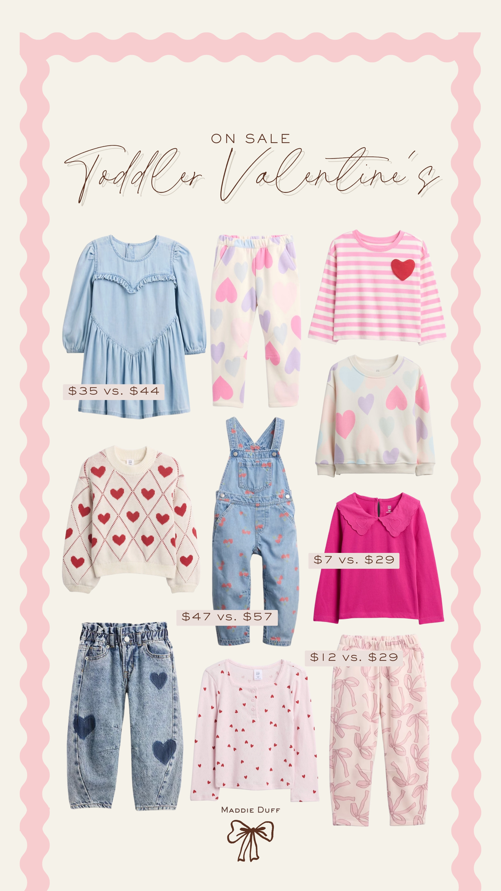 The cutest toddler valentine's day outfits - on sale!!

toddler outfits, valentines day outfits for kids 

 #LTKSeasonal #LTKKids