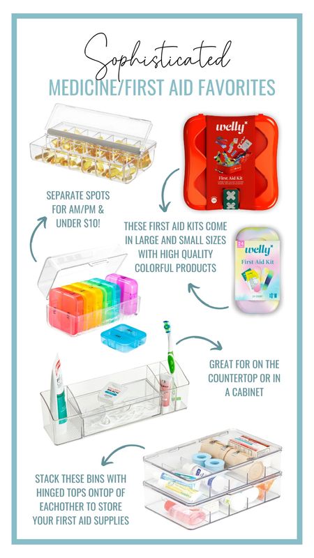 First aid and medication organizers

#LTKfamily #LTKkids #LTKhome