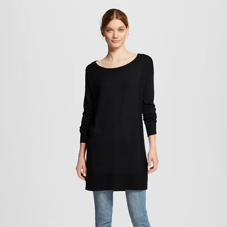 Women's Luxe Crew Neck Sweater Tunic - Mossimo™ | Target