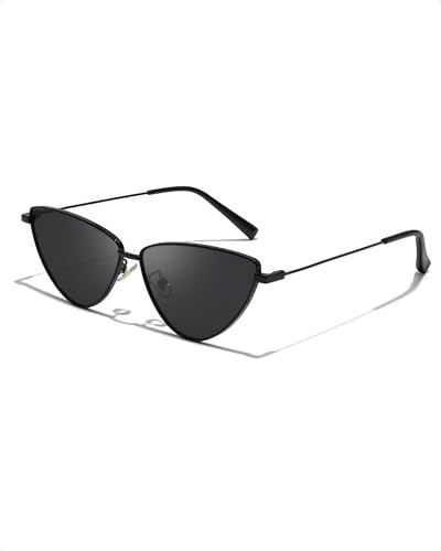 IGnaef Retro Vintage Cat Eye Sunglasses for Women, Trendy Fun Cateye Glasses UV400 Protection IF385 | Amazon (US)