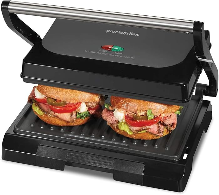 Proctor Silex Panini Press Sandwich Maker Grill & Electric Indoor Grill | Amazon (US)