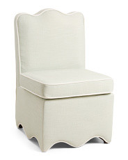 34in Scalloped Bottom Skirted Dining Chair | Kitchen & Dining Room | Marshalls | Marshalls