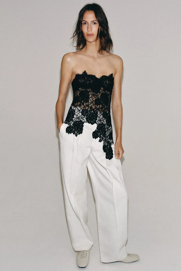 ZW COLLECTION LACE CORSET | Zara US