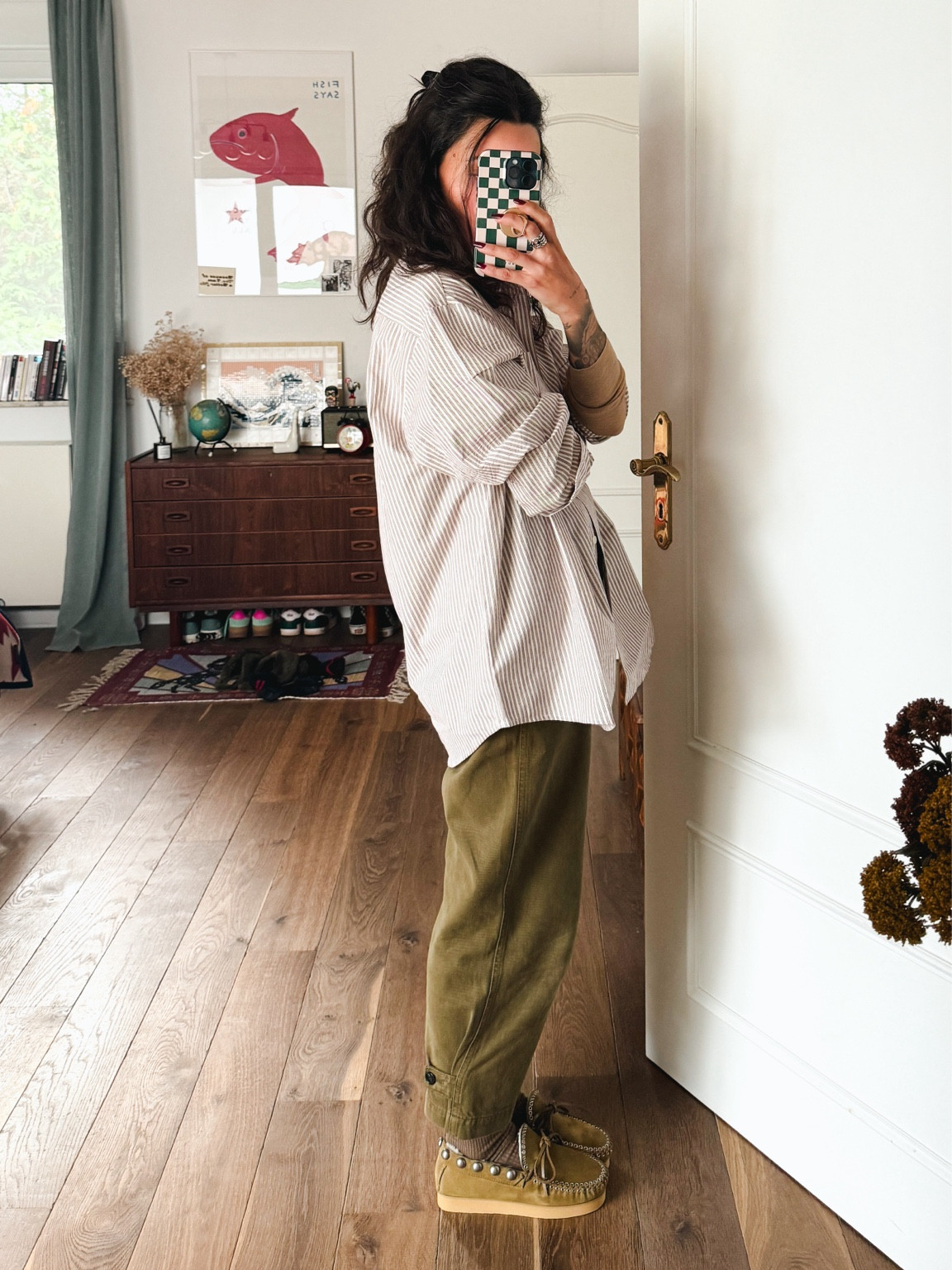 ootd 18.10.23
—
Chemise Skall modèle Edgar 
Pantalon Zara (ancienne co.)