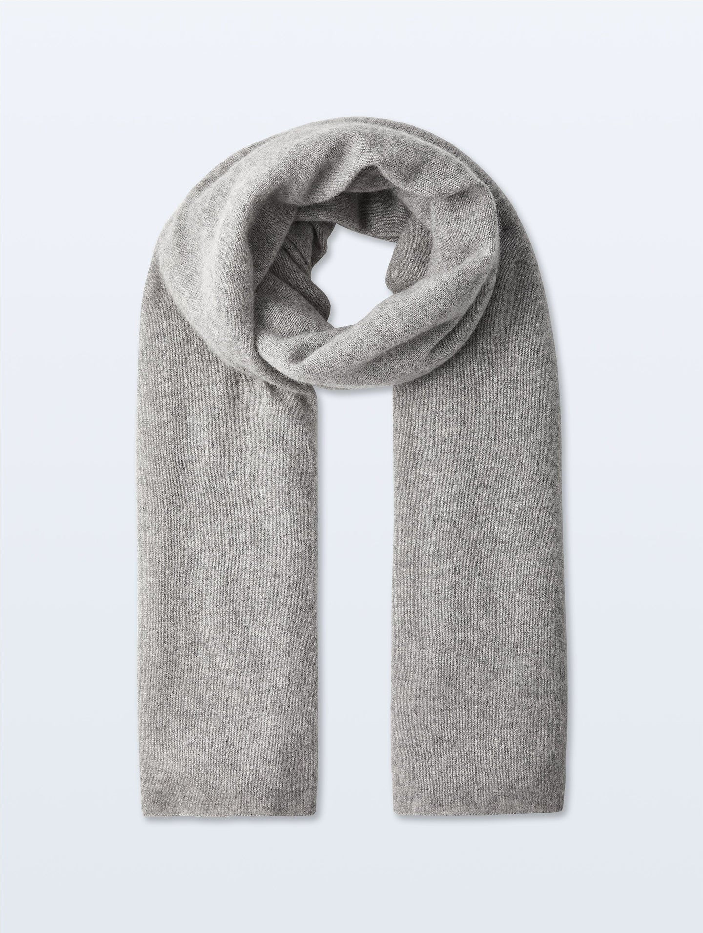 Cashmere Travel Wrap | Grey Heather | White and Warren