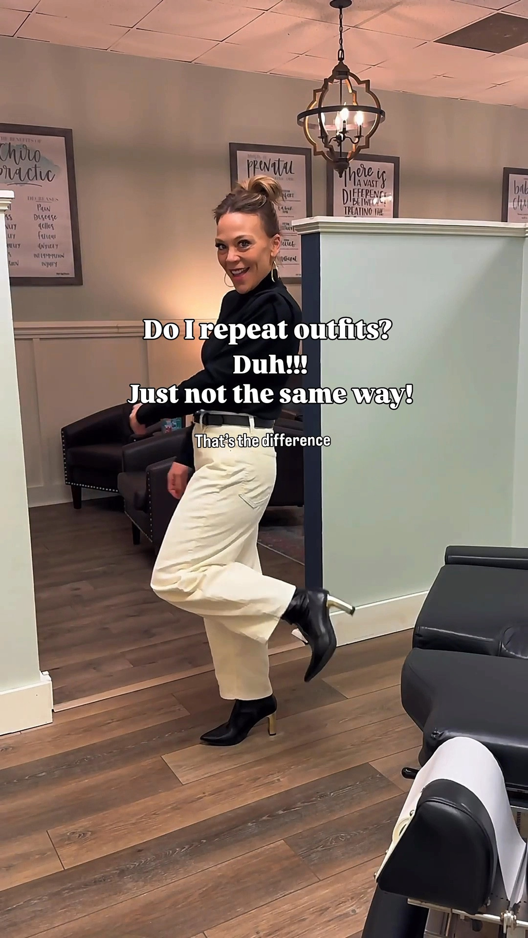 Do I repeat outfits?
Obviously 🙄 

I just don’t wear them the same way twice.

This is where most of us get stuck…
we think we need more clothes
when really we just need to style what we already have a little differently🥰

and that’s the shift that makes you feel like yourself again 🤍

If you’ve been staring at a full closet with “nothing to wear”… you’re in the right place🫶

✌️follow along for easy, repeatable outfits that actually work for real life

#LTKOver40 #LTKWorkwear #LTKootd