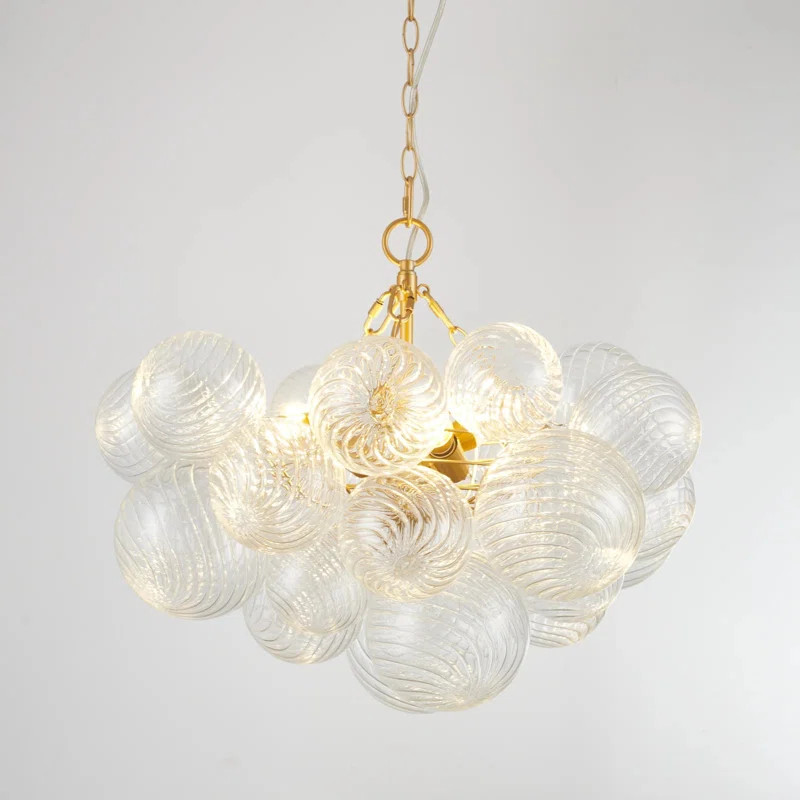 Yav 3 - Light Dimmable Modern Glass Chandelier | Wayfair North America