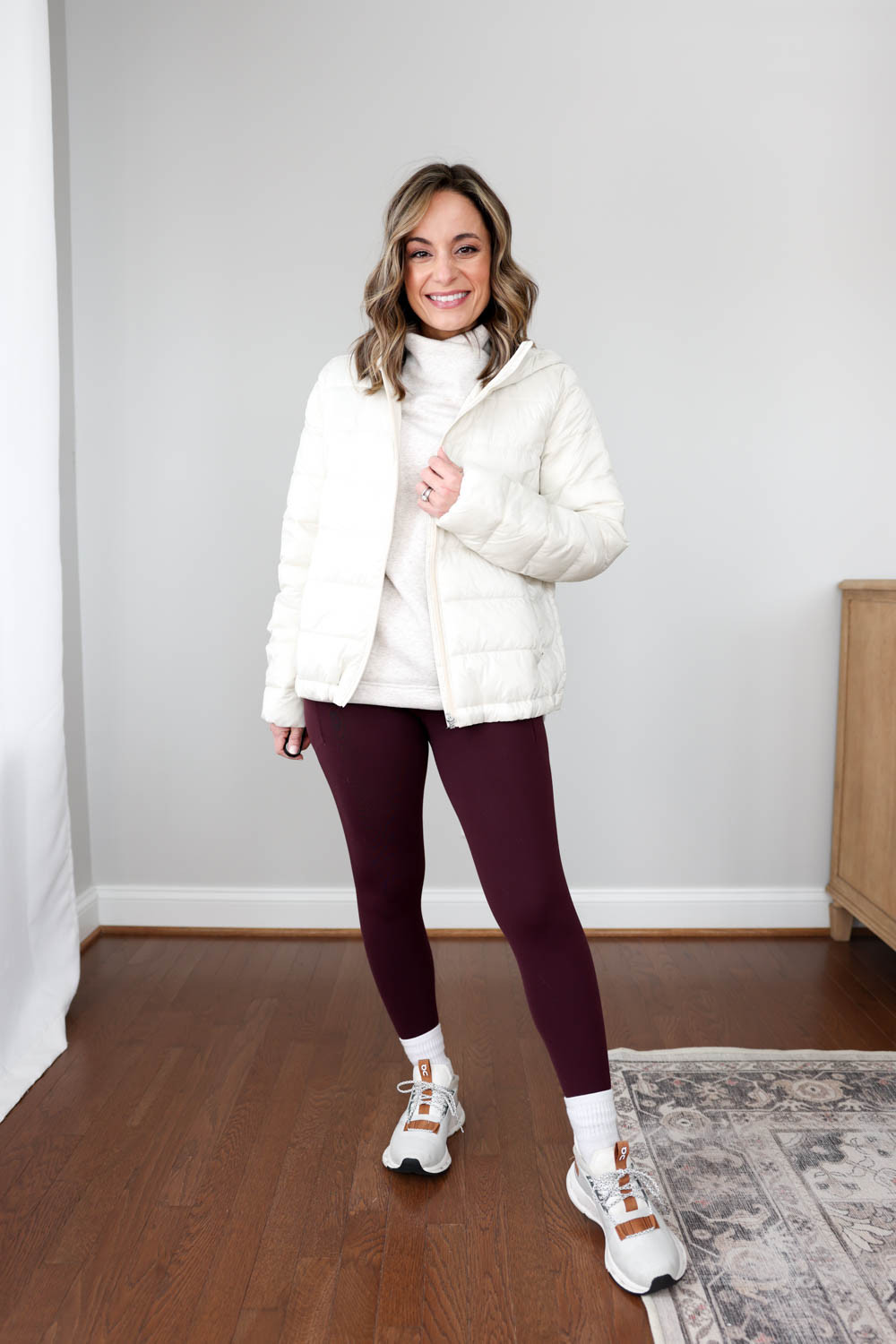 Cozy winter activewear from @athleta #athletapartner #powerofshe

Now through 1/21 you can get up to 70% off + 30% off sale!

Sizing:
Cozy Karma Twist Sweatshirt: XXS Toasted Brown Heather
Aire Puffer Jacket: Petite XS Bone
Salutation Stash Leggings: Petite XS Spiced Cabernet
 

 #LTKActive