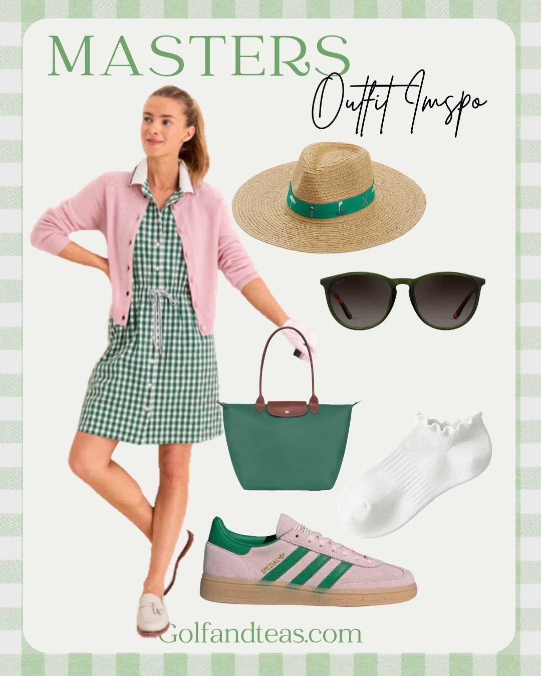 Another great Masters outfit. Love this dress sweater combo for a perfect day on the course. Whether you’re out at Augusta or playing your local course, this dress will fit the bill  

#LTKOver40 #LTKTravel #LTKActive