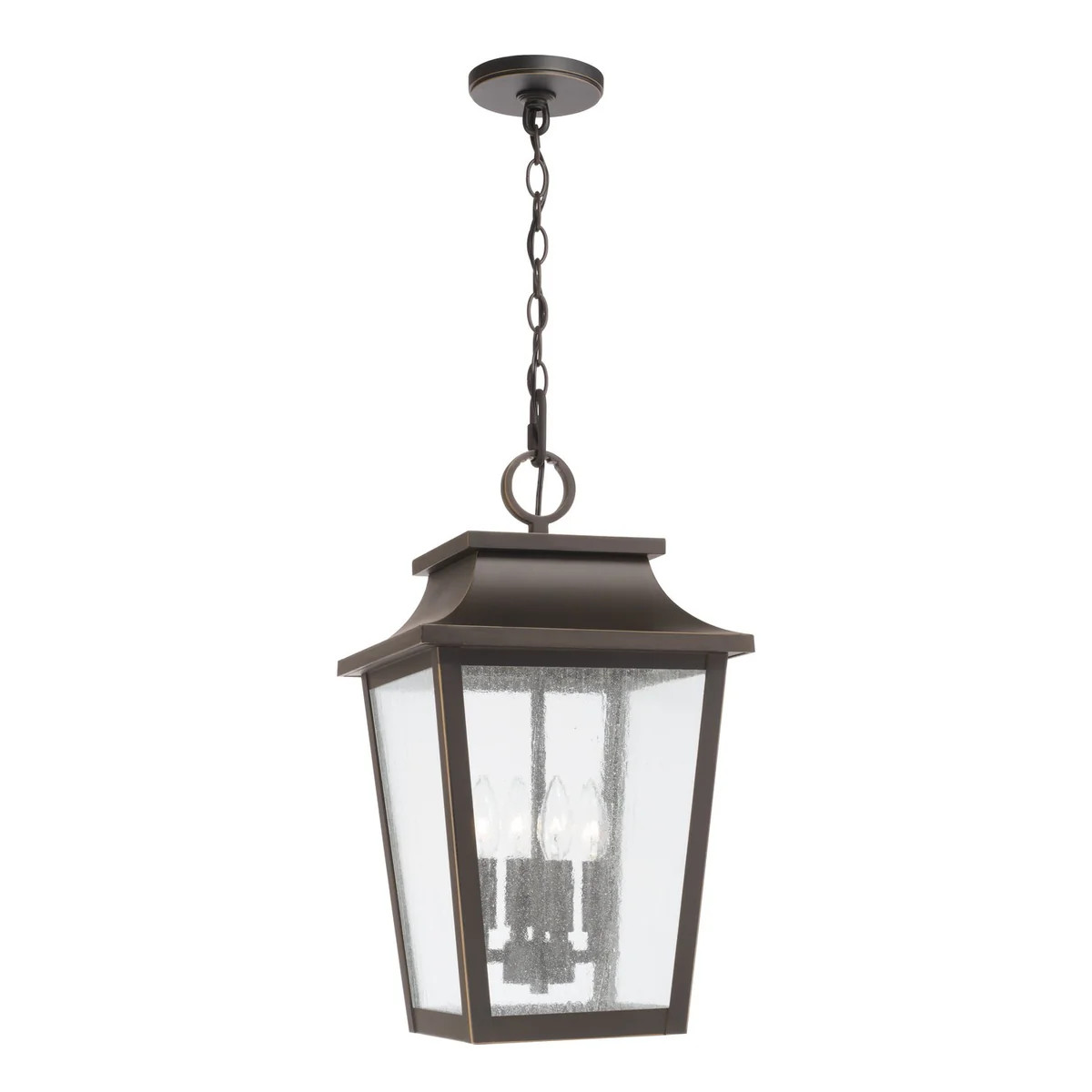 Chandler Four Light Outdoor Hanging Lantern | Lighting Design