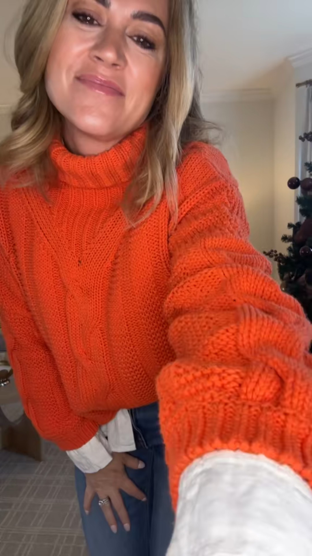 The quality of this Amazon sweater is so good!  I paired it with my collared undershirt & adidas sambas! 