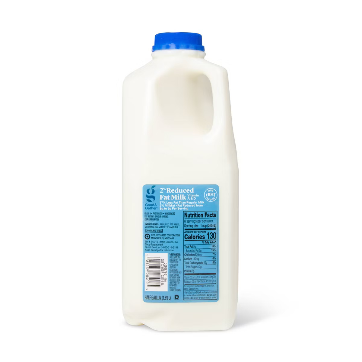 2% Reduced Fat Milk - 0.5gal - Good & Gather™ | Target