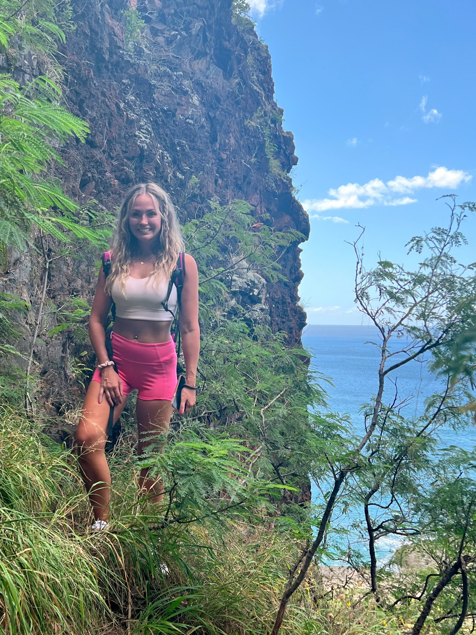 Mix and matched my hiking / workout clothes! Felt very pink and girly. Lulu lemon too size 6. Backpack is small and great for shorter hikes. #ltksale #ltkit #ltkhike #hike #fitness #pink #adventure #travel #vacationoutfit #hiking #hikingoutfit #backpack

#LTKU #LTKFitness #LTKActive