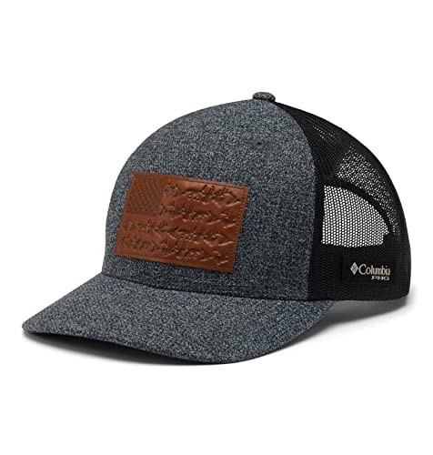 Columbia Unisex PHG Leather Game Flag Snap Back - High, Grill Heather/Black, One Size | Amazon (US)