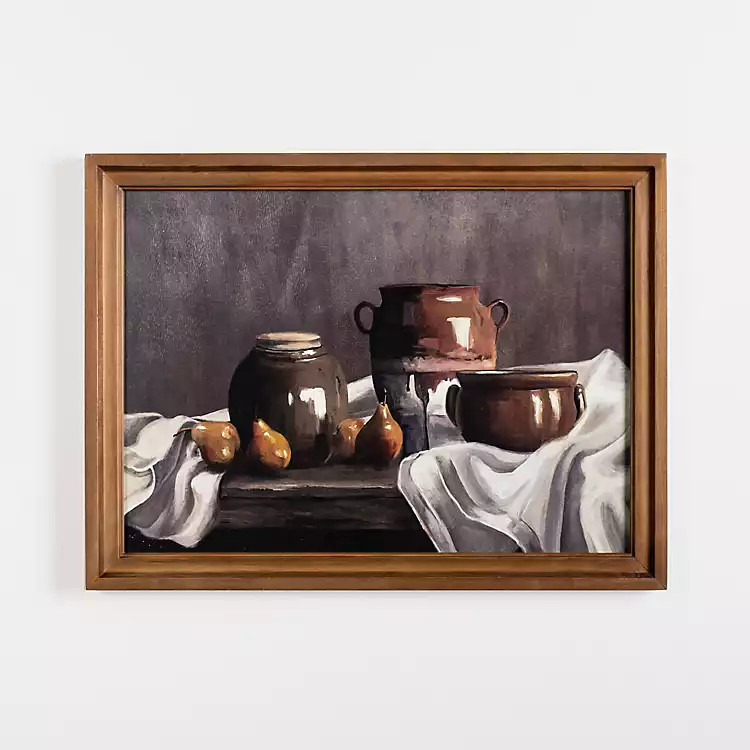Glazed Pots Framed Art Print | Kirkland's Home