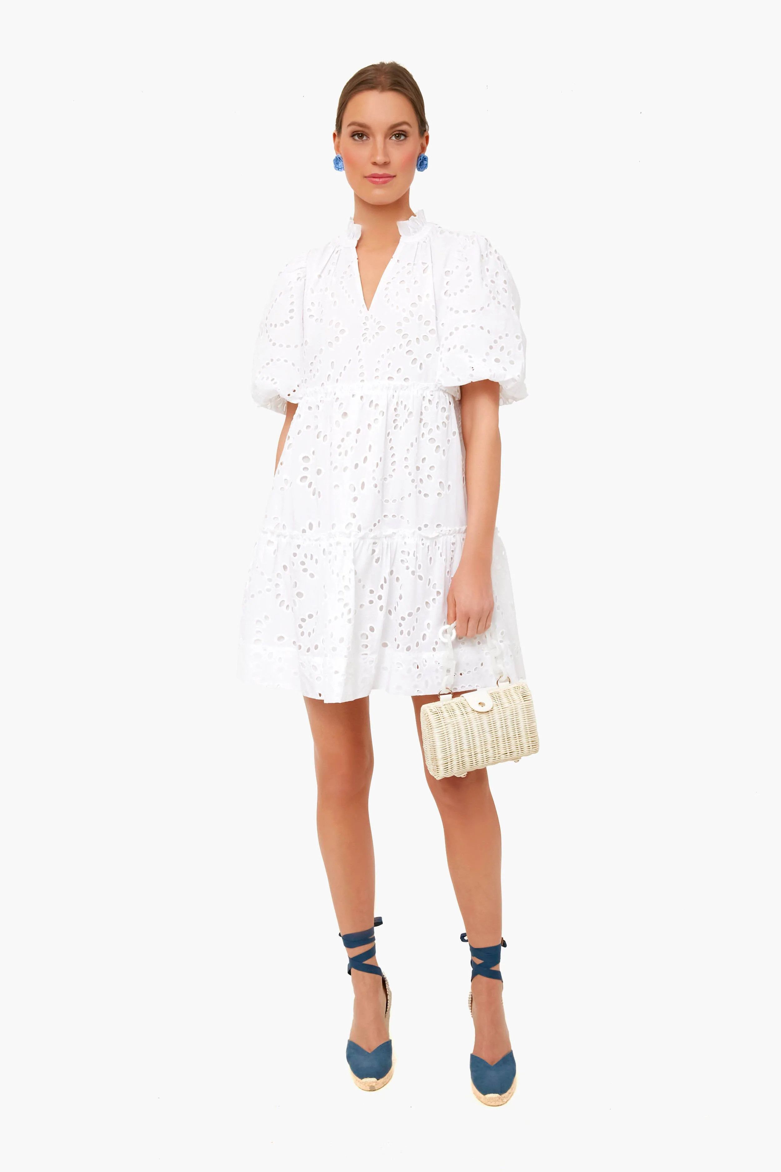 White Eyelet Palmer Dress | Tuckernuck (US)