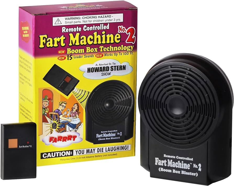 Remote Controlled Fart Machine #2 with Boom Box Technology - 15 Realistic Sounds - Wireless with ... | Amazon (US)