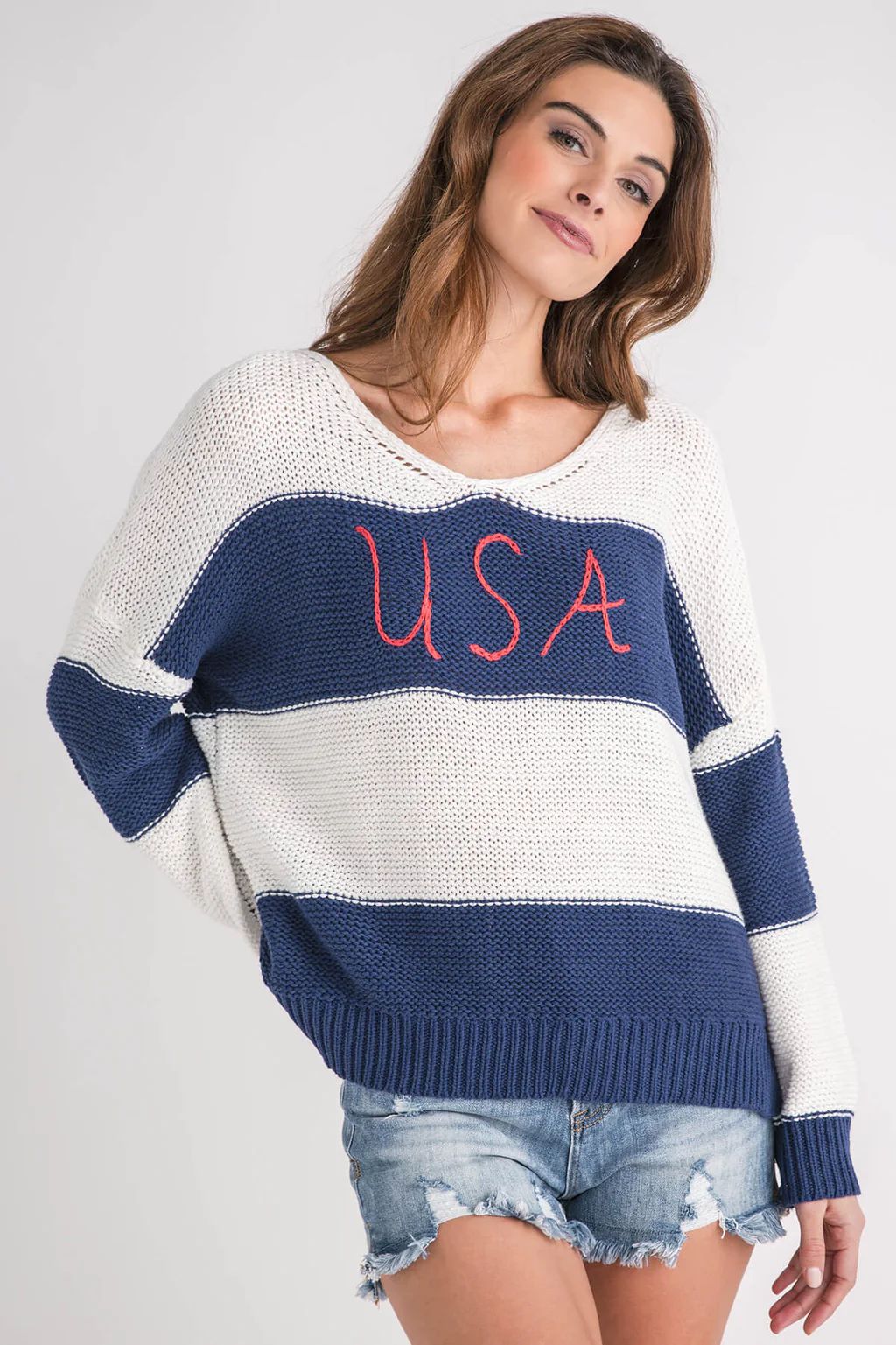 Vintage Havana USA Stitch Sweater | Social Threads