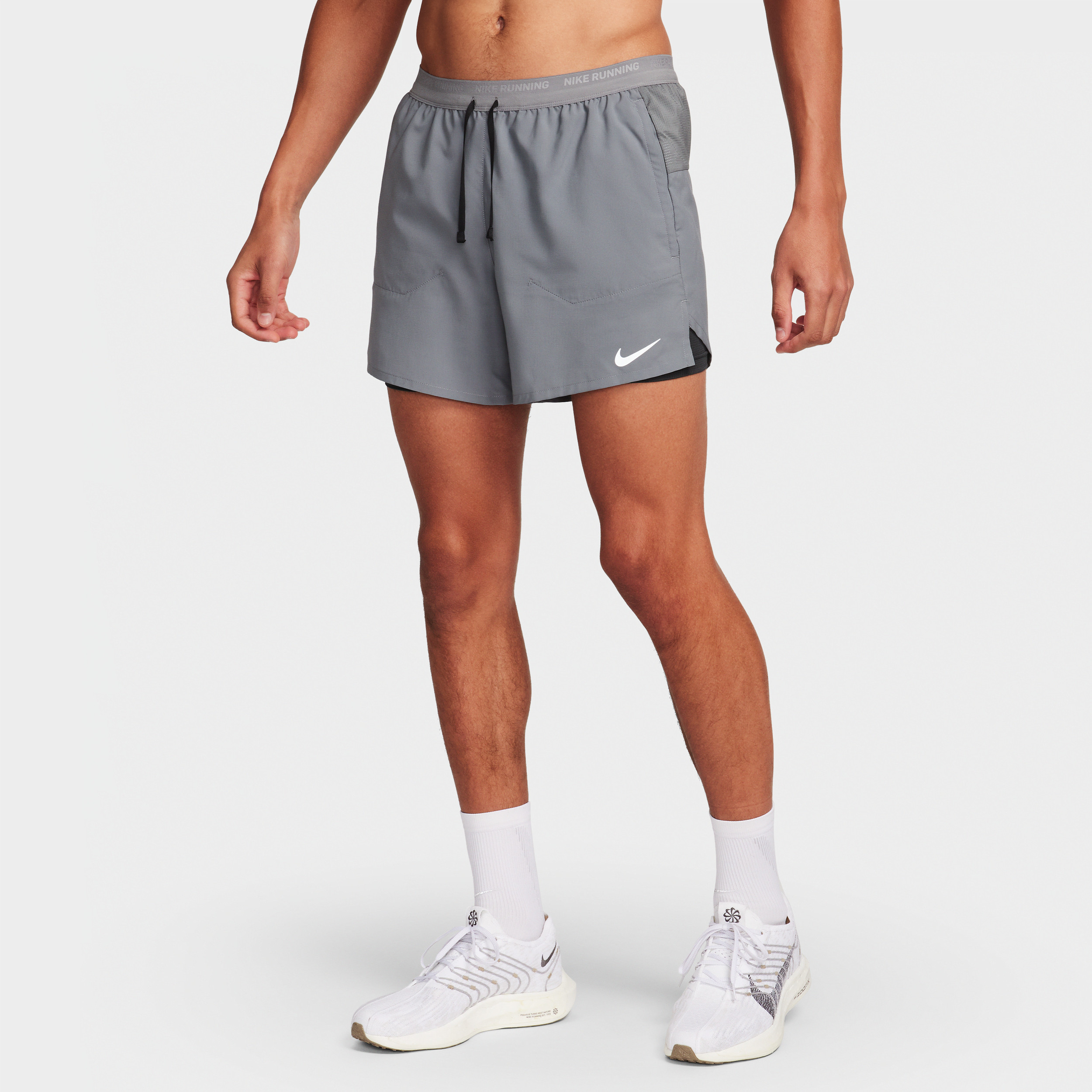 Nike Men's Stride Dri-FIT 5" 2-in-1 Running Shorts in Grey | FN2992-084 | Nike (US)