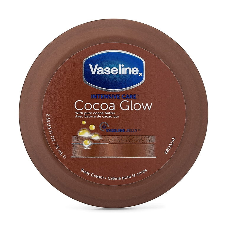 Vaseline Intensive Care Cocoa Glow Body Cream 2.5 FL oz - Walmart.com | Walmart (US)