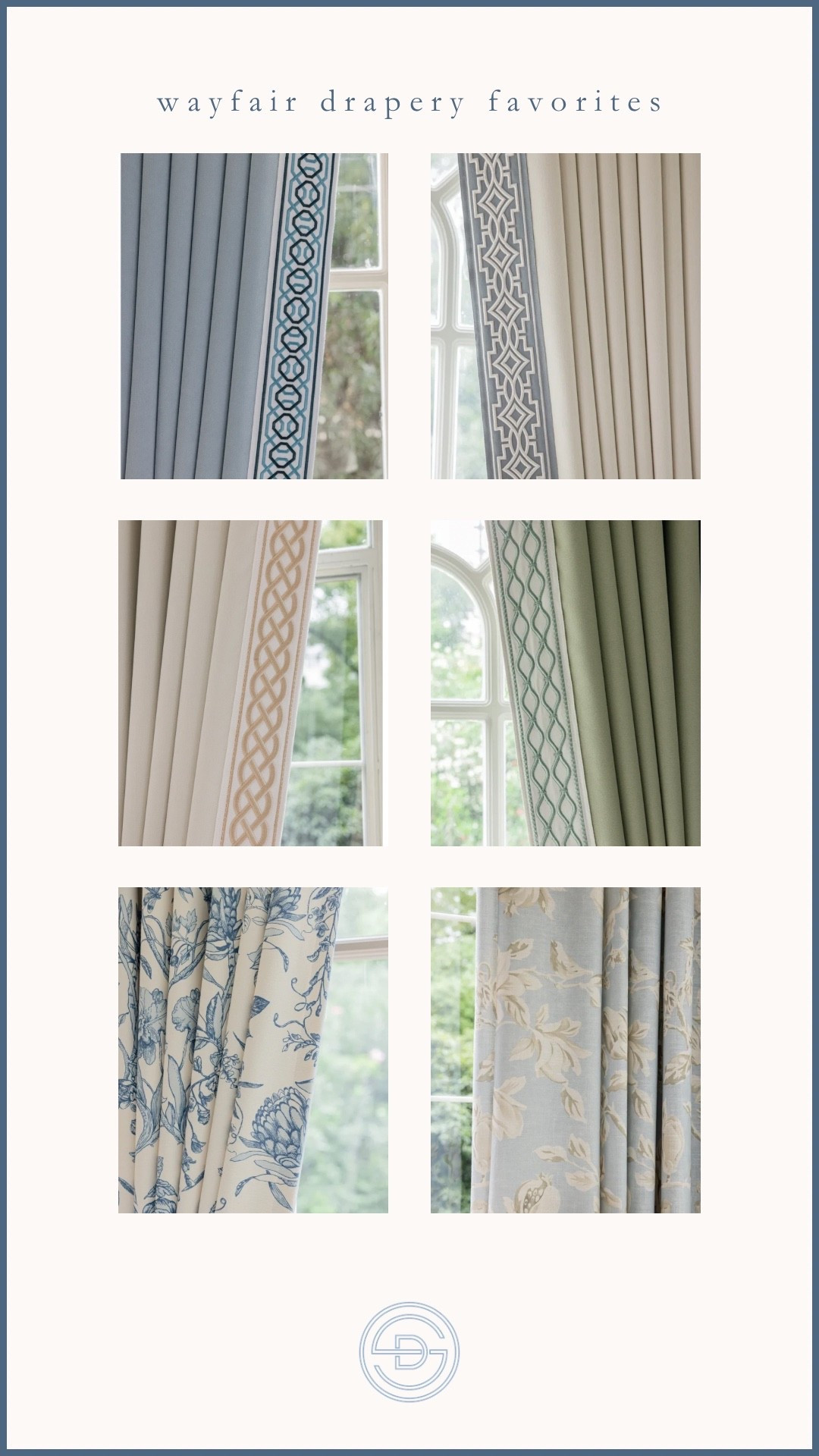 #ad These gorgeous curtains with trim offer a high end look for less! Shop these affordable curtains with trim on sale! 

Drapery | drapery with trim | curtains with trim | living room curtains | bedroom curtains | dining room curtains

#Wayfair  #WayfairPartner @Wayfair

#LTKHome #LTKSaleAlert