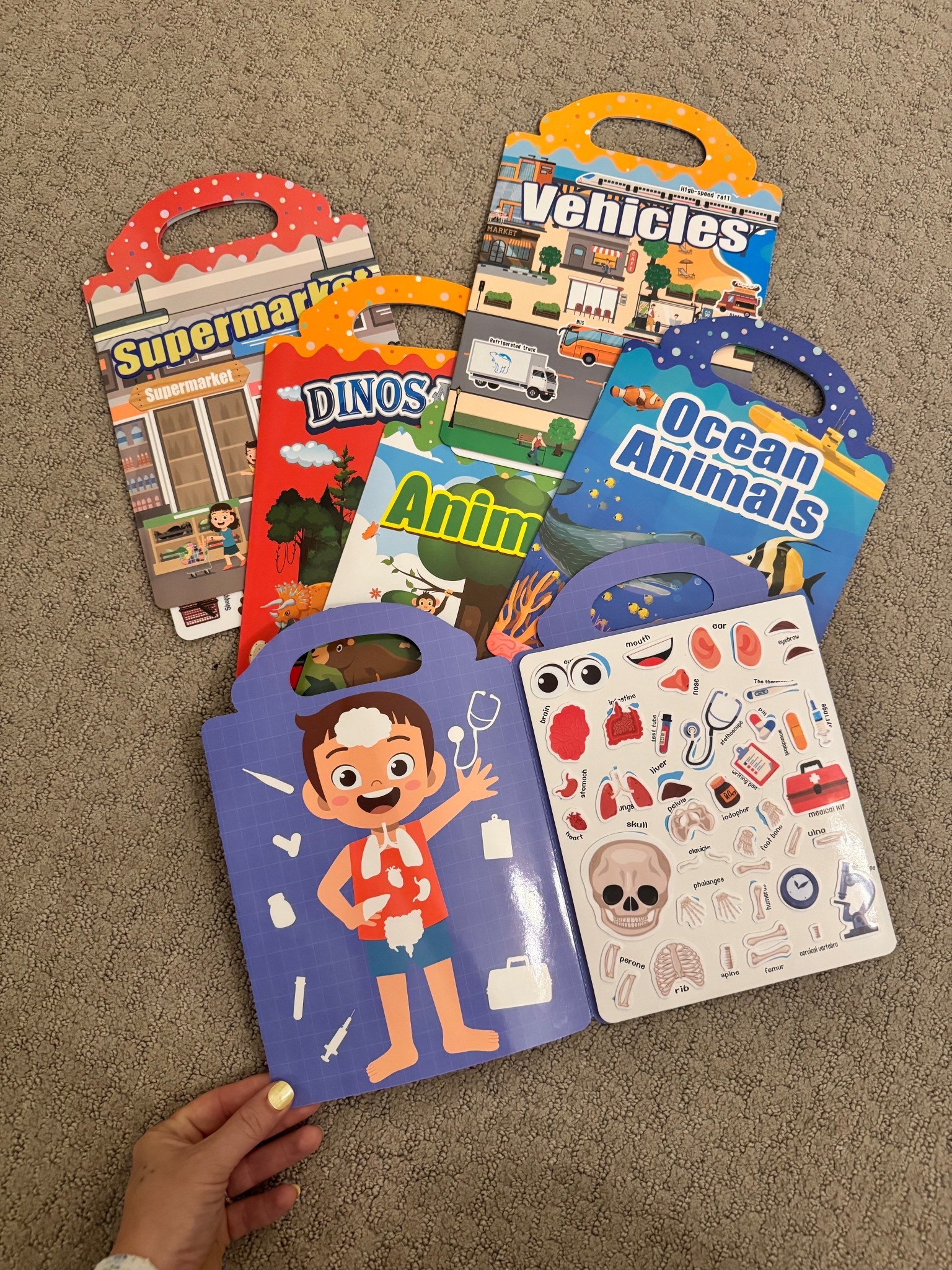 Fun reusable sticker books for AJ! 

Making these apart of his special busy basket I’m makin for all 3 kids when I need to attend to baby and have them occupied without tv and iPad to mix in

#LTKKids
