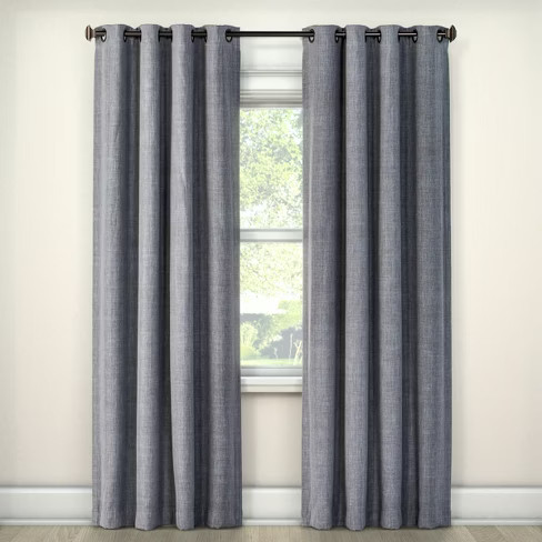 Rowland Blackout Curtain Panel Light Gray (52"x84") - Eclipse™ | Target