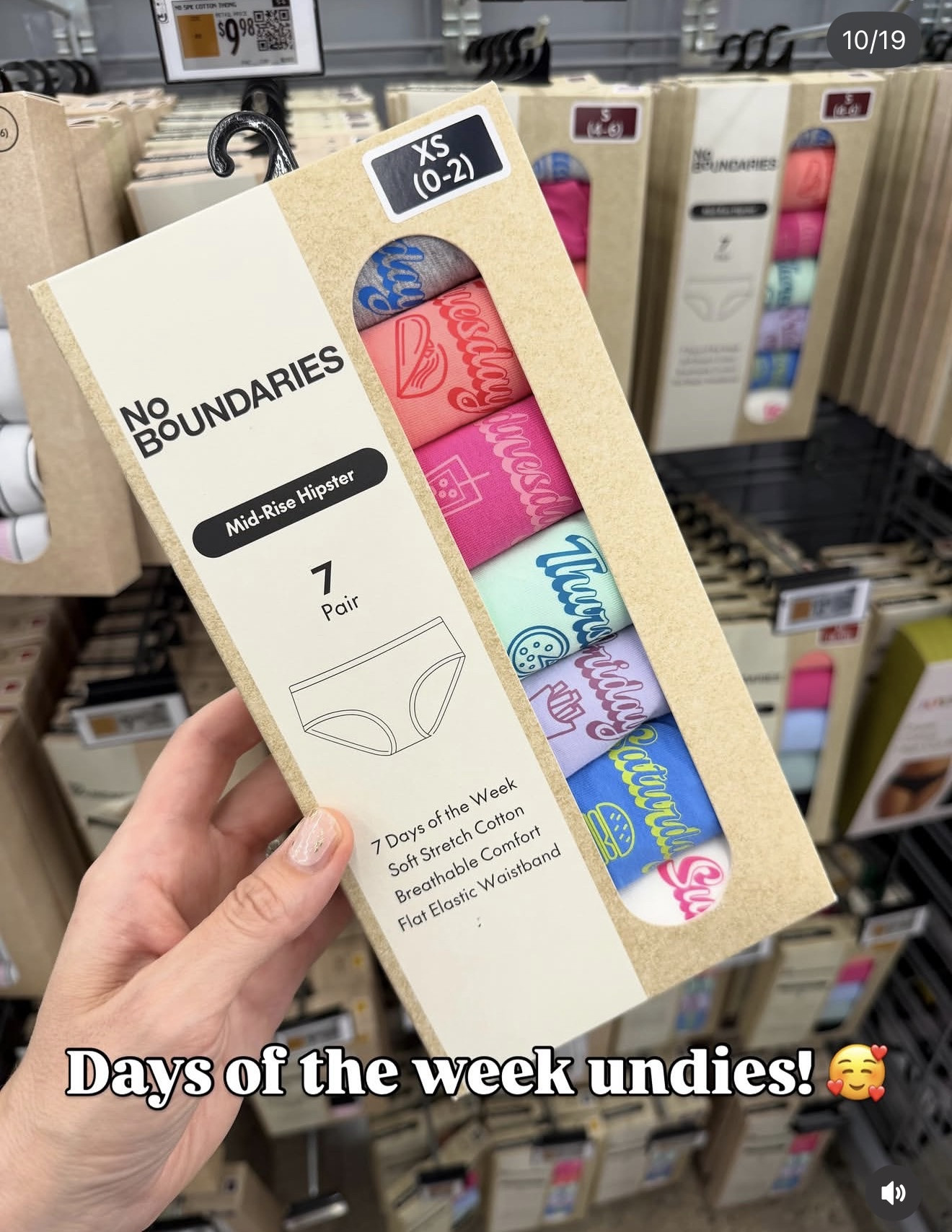 Walmart days of the week undies! #walmartfashion