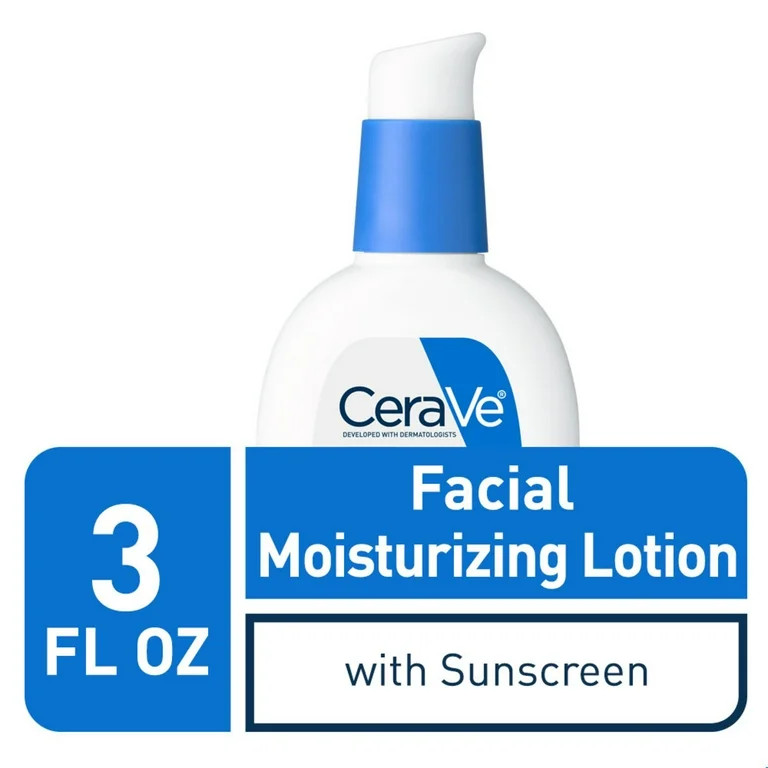 CeraVe AM Face Moisturizer with Broad Spectrum Protection SPF 30, 3 oz | Walmart (US)