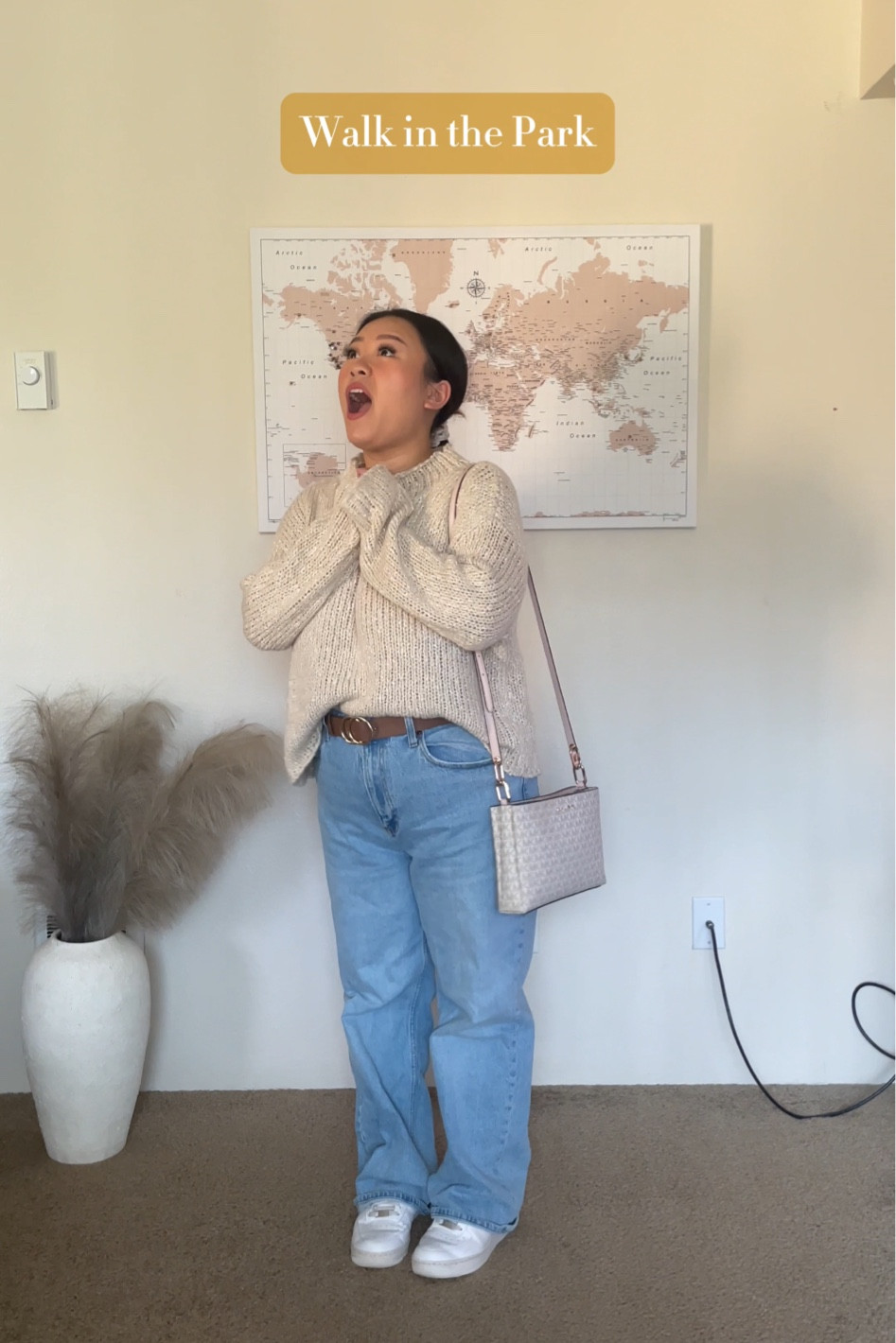 •Sweater from PinkBlush in size L (code: ALICIAMMOUA25)
•Jeans from Abercrombie & Fitch (size 32S)
•Shoes from Nike
•Bag from Michael Kors

#LTKSeasonal #LTKStyleTip #LTKMidsize