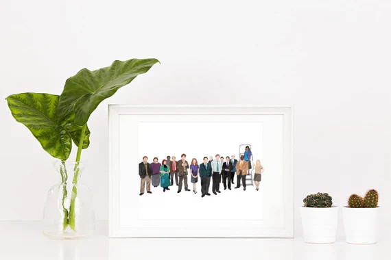 The Office Art Print | The Office Wall Art | 8x10" Watercolor Art Print | Pop Culture Art | TV Se... | Etsy (US)