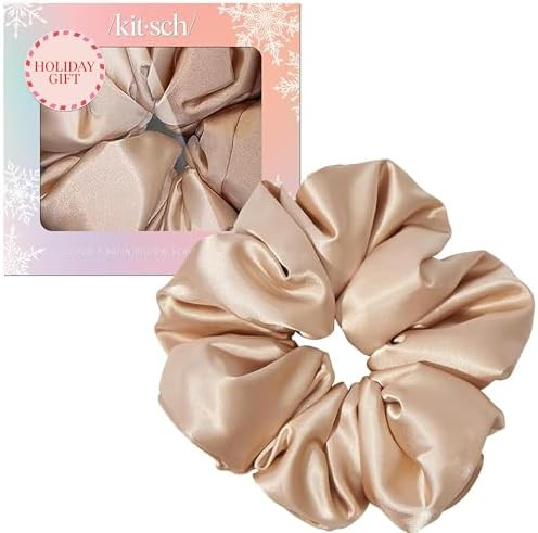 Kitsch Satin Scrunchies for Women - No Crease Hair Ties for Girls | Scrunchies For All Hair Types... | Amazon (CA)