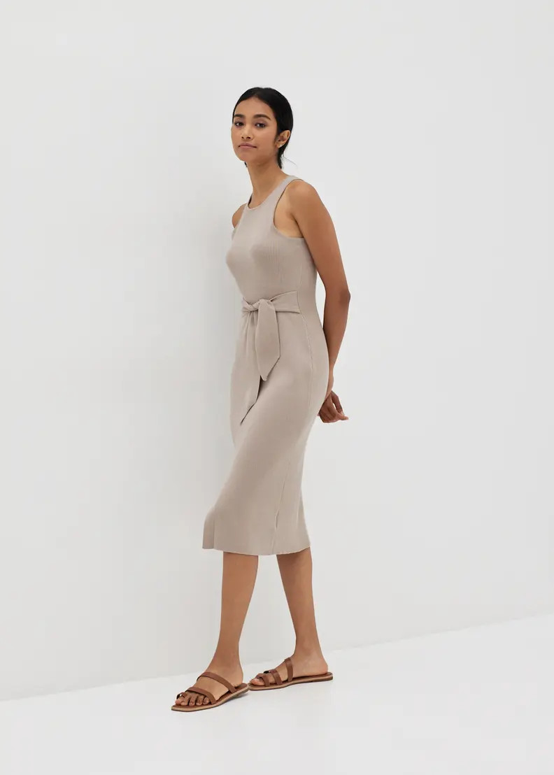 Olym Ribbed Knit Midi Dress | Love, Bonito USA