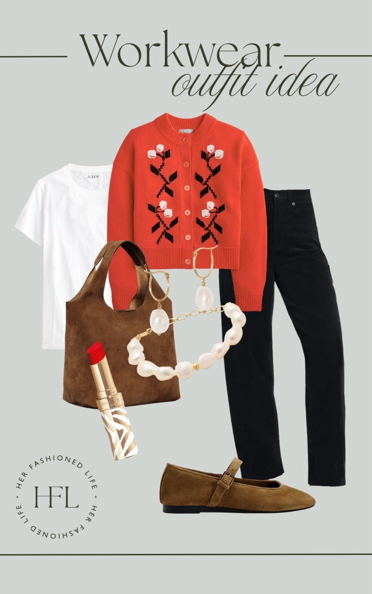 Work Outfit Idea! 

#Ootd #Red #Valentines #Jcrew #Black #Suede #Pearls #MaryJanes #Corduroy 

#LTKWorkwear #LTKOver40 #LTKootd