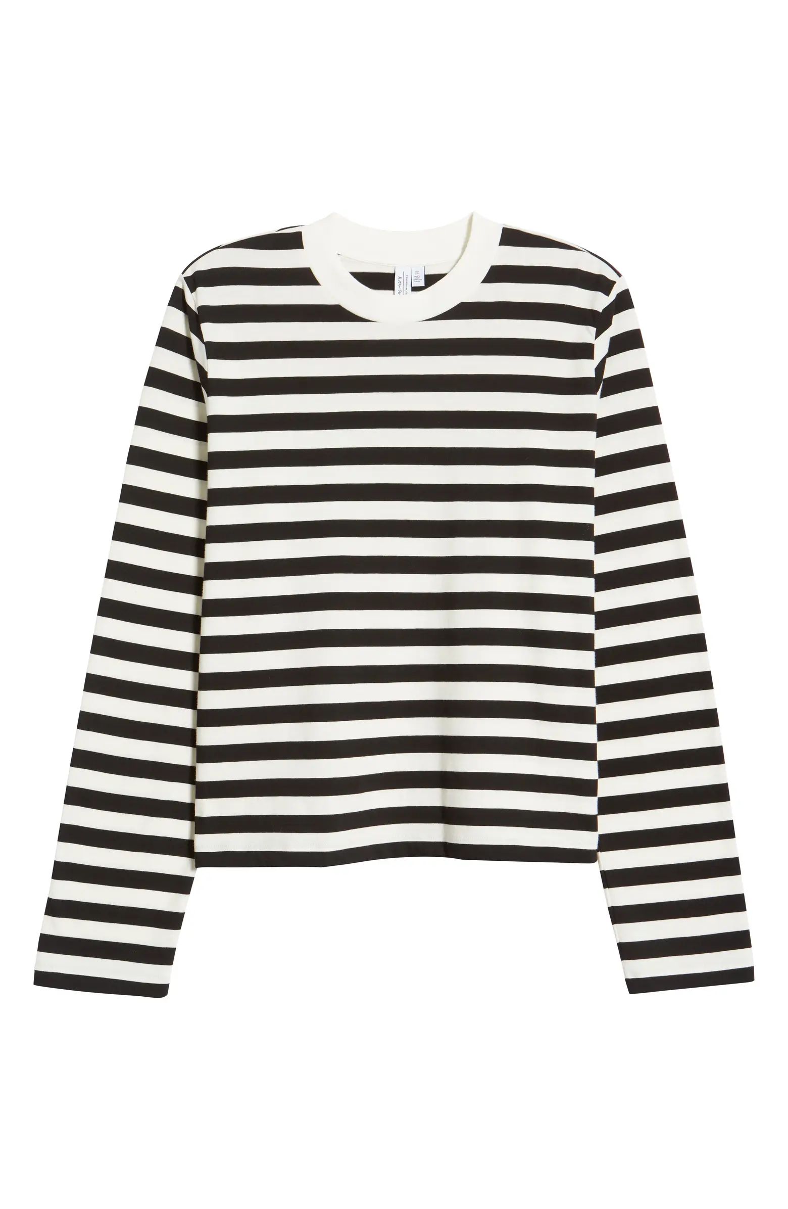 & Other Stories Stripe Long Sleeve Cotton Top | Nordstrom | Nordstrom