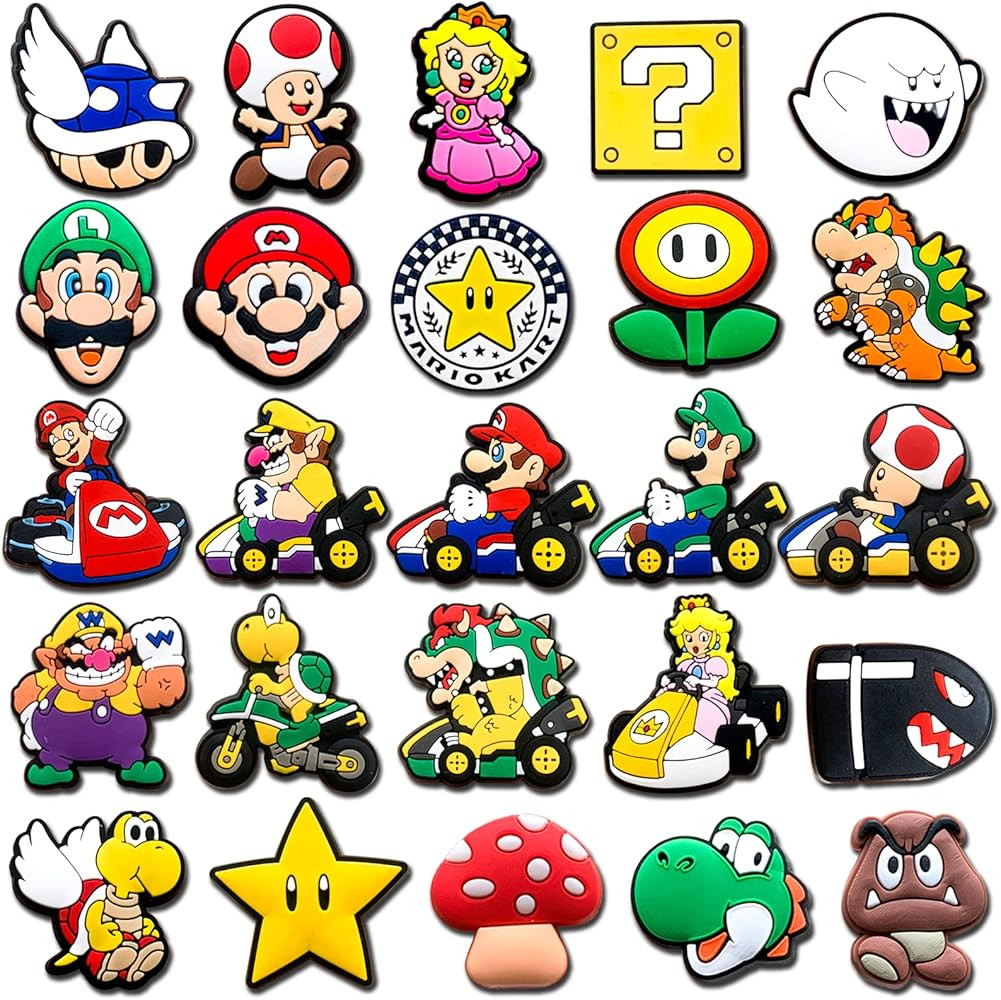 Lovelitlesix 25 40Pcs Game Shoe Decoration Charms for Sandals Decoration Cute Charms for Kids Boy... | Amazon (US)