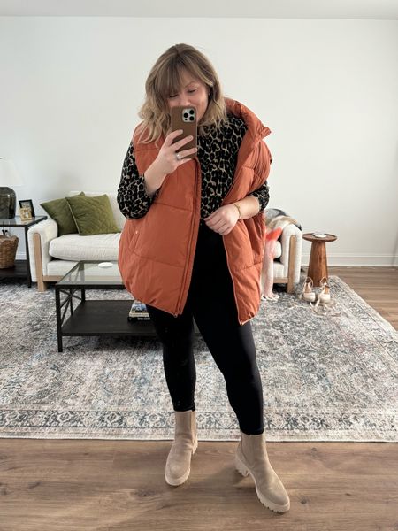 Plus size leggings outfit idea. 

Use code 2024Anne25 for 25% off your order at Ulla Popken. 

I’m wearing a 2x in the leggings 

#LTKplussize #LTKbump #LTKstyletip