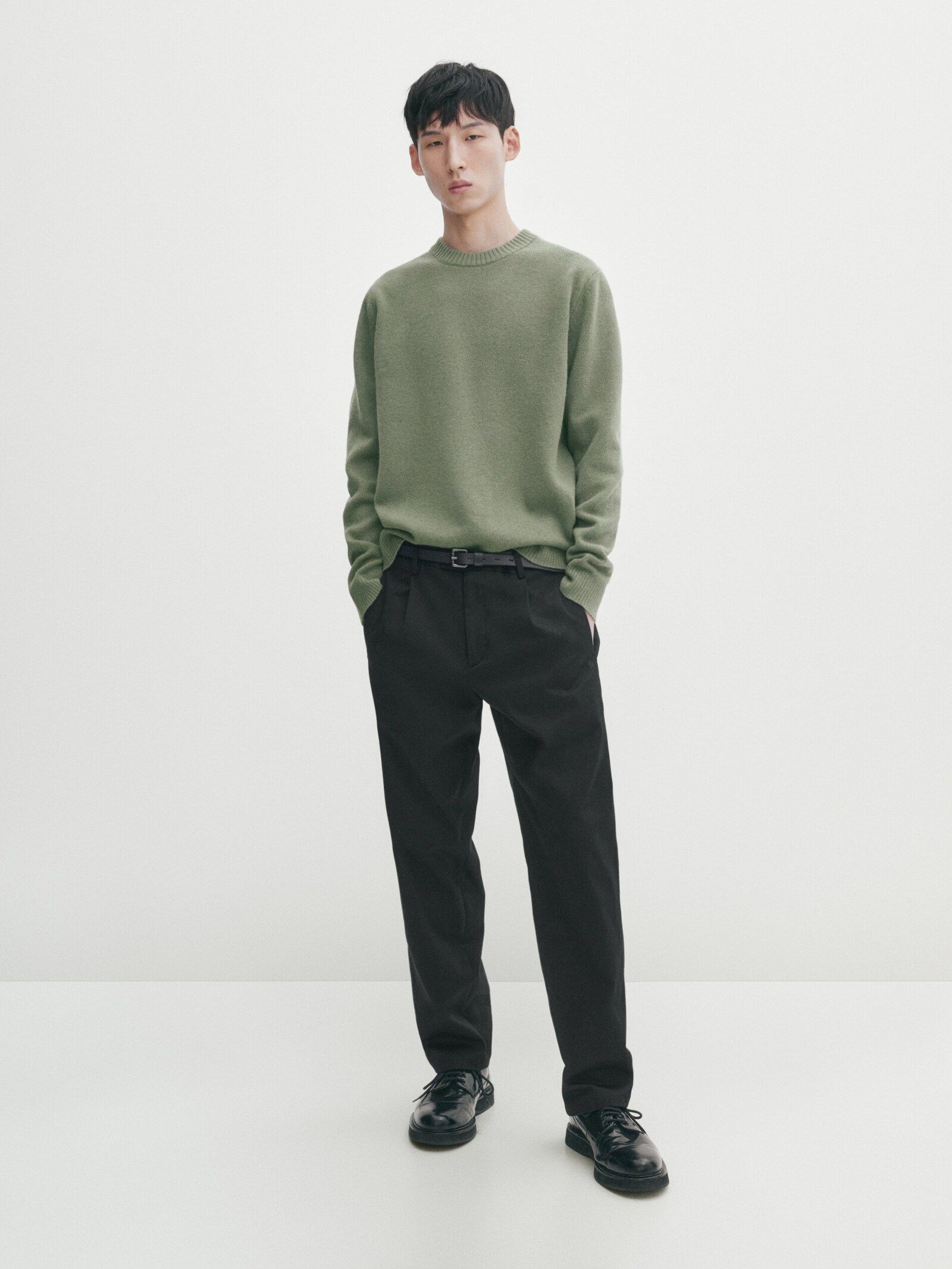 Wool blend knit sweater | Massimo Dutti (US)