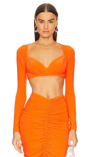 Cropped Sweetheart Top in Sos | Revolve Clothing (Global)