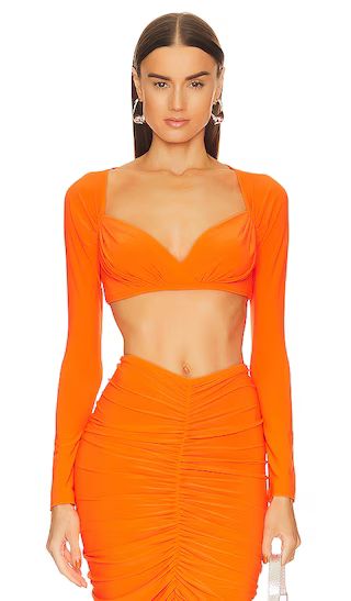 Cropped Sweetheart Top in Sos | Revolve Clothing (Global)