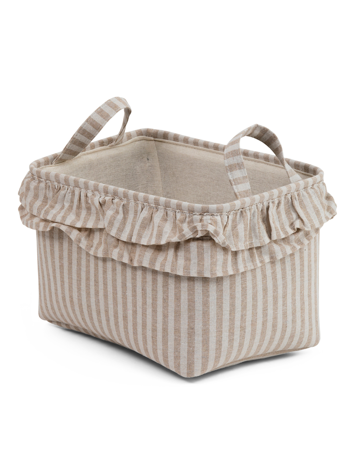 Small Striped Ruffle Bin | TJ Maxx