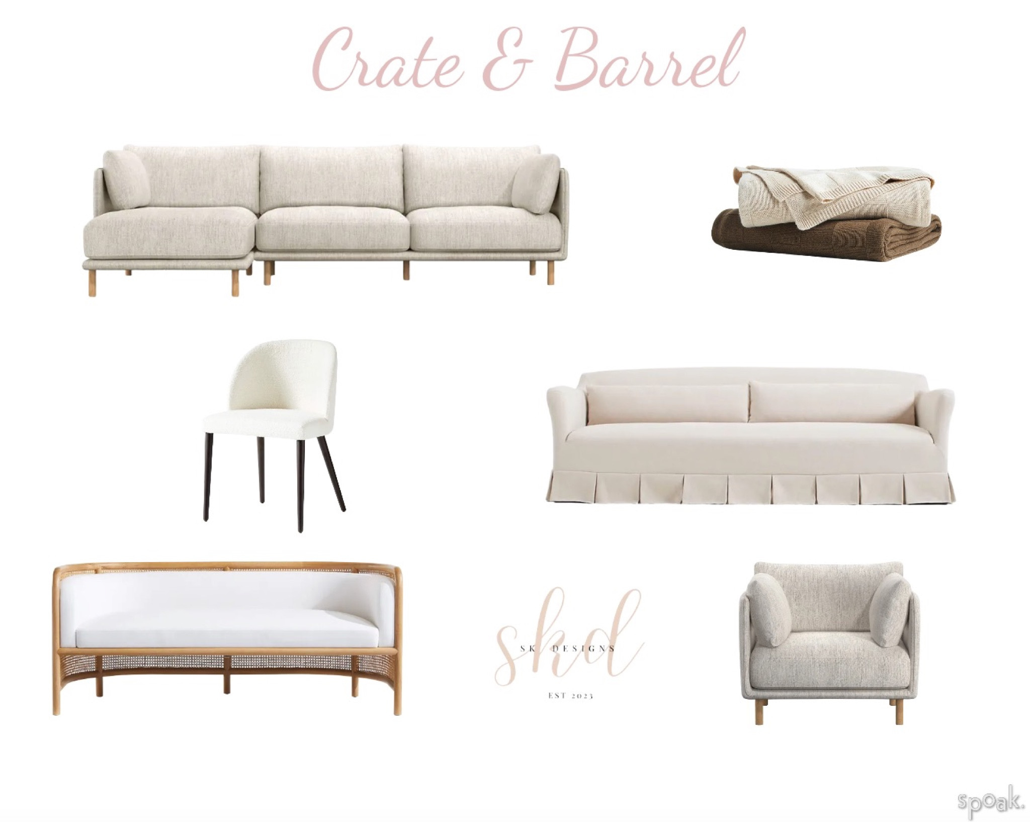 Crate and Barrel neutrals on sale for July 4th!! So dreamy ☁️🤍

#LTKsalealert #LTKhome